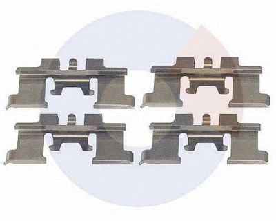 CARRAB BRAKE PARTS 2343 -  Комплектующие, колодки дискового тормоза